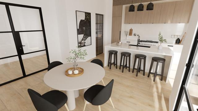 Cocina Minimalista con Alma Nórdica - Imagen 1