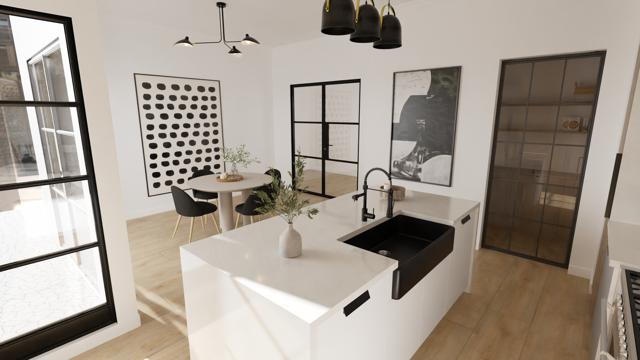 Cocina Minimalista con Alma Nórdica