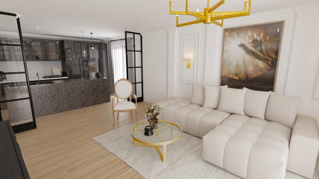 Fusión Contemporánea Cocina y Salón con Alma Industrial - Imagen 1